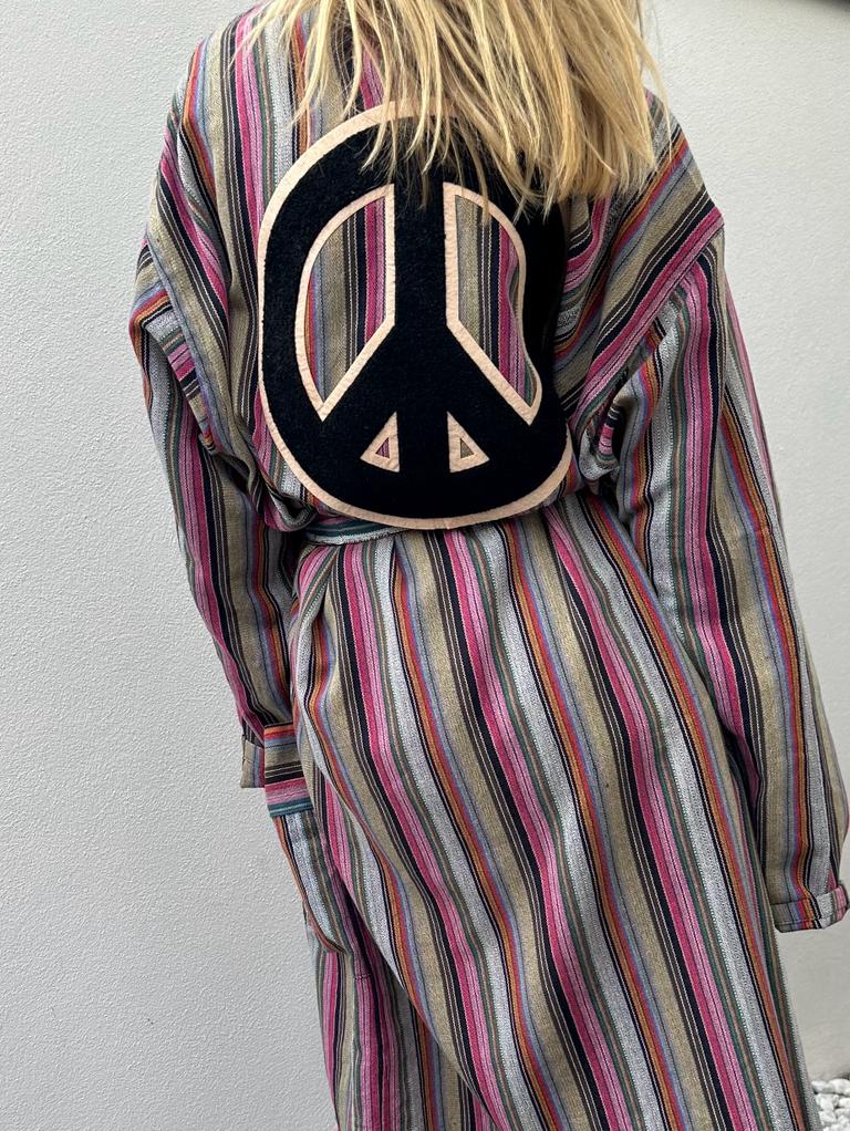 PEACE robe -BLACK