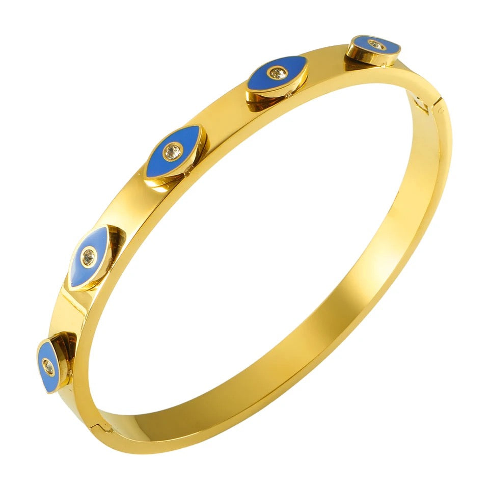 Evil eye bangle