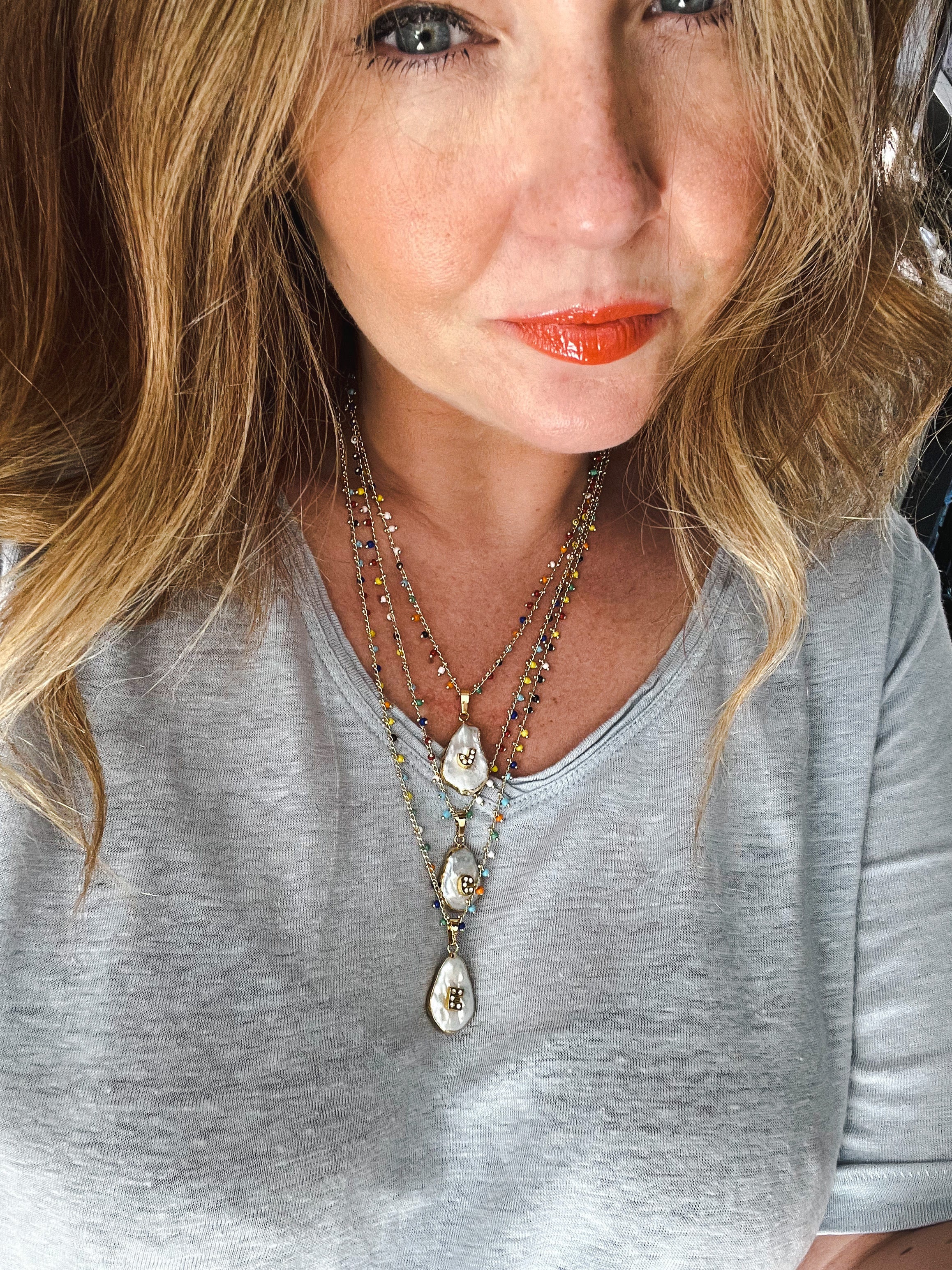 TUTTI FRUTTI PEARL DROP NECKLACE