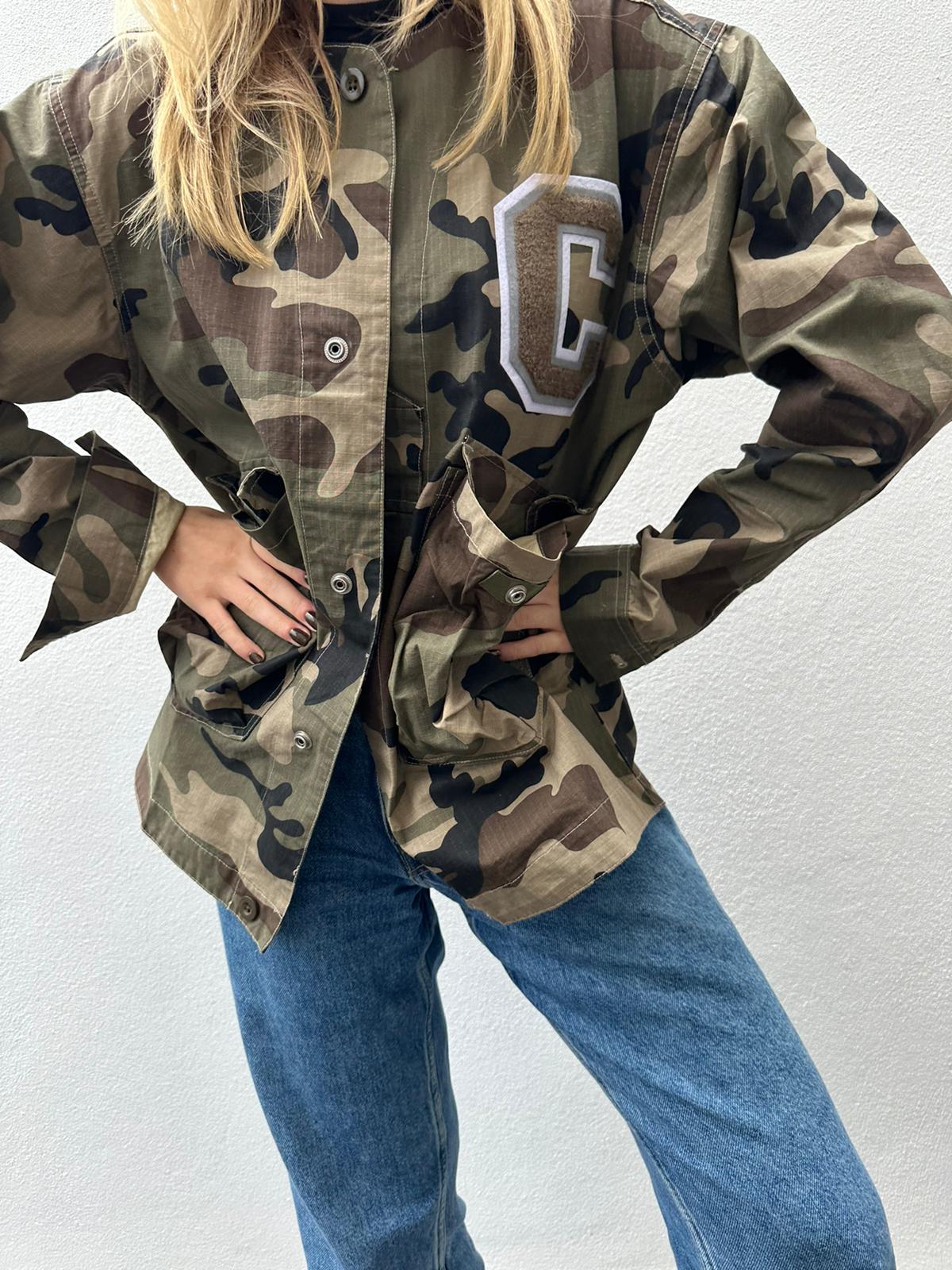 Personalised camo shacket