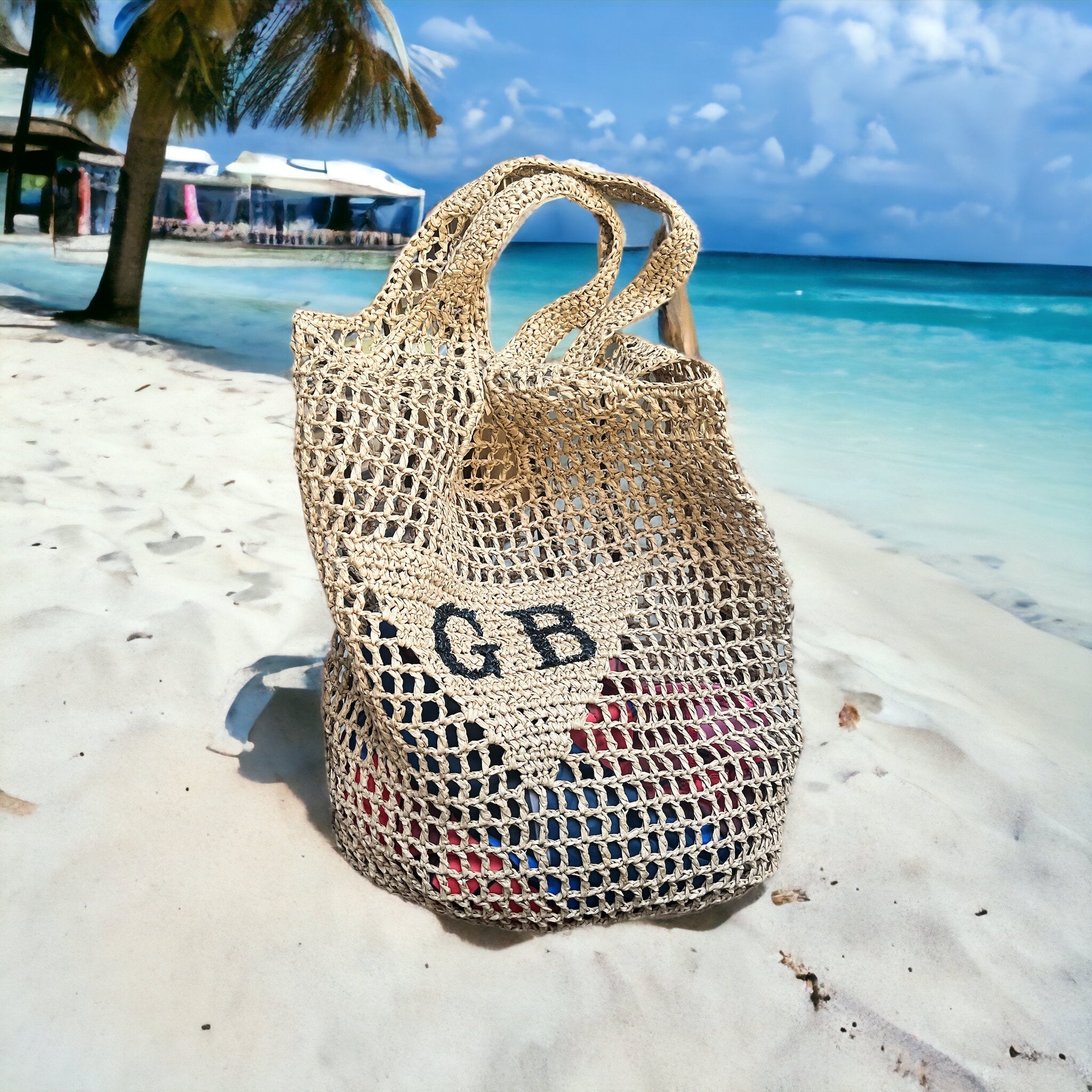 PERSONALISED OPEN BASKET BAG