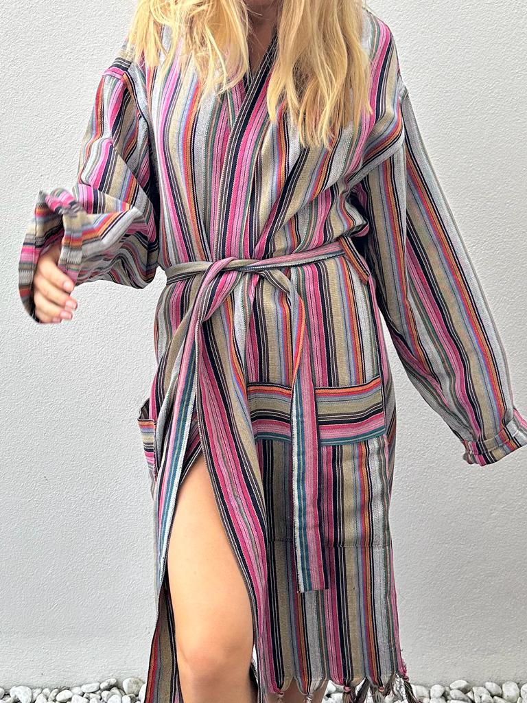 PEACE robe -BLACK