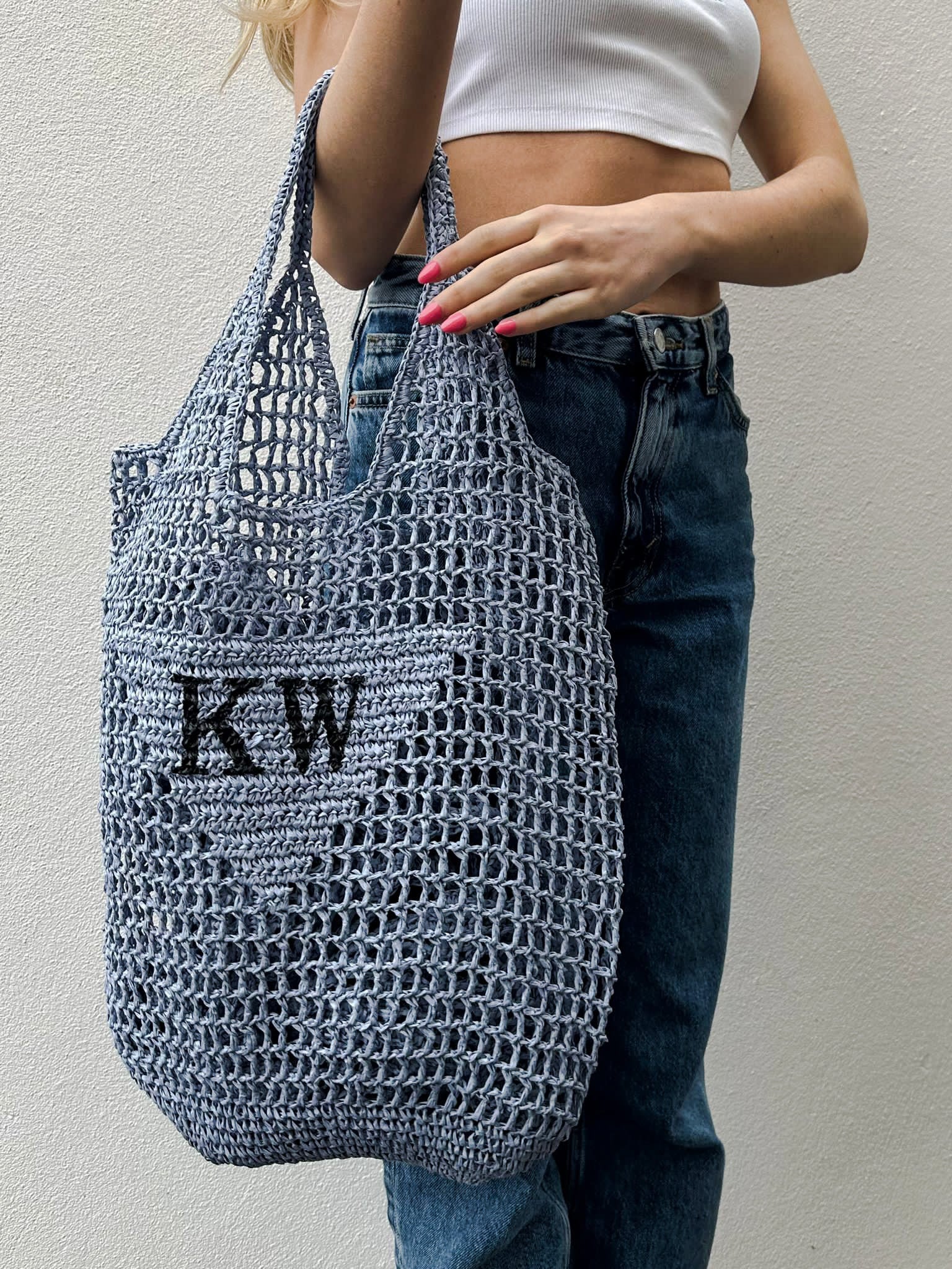 PERSONALISED OPEN BASKET BAG