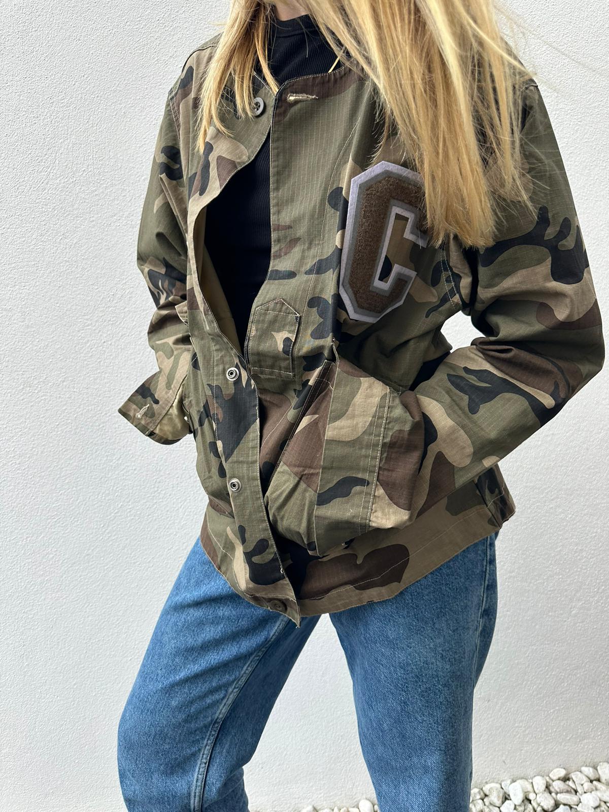 Personalised camo shacket