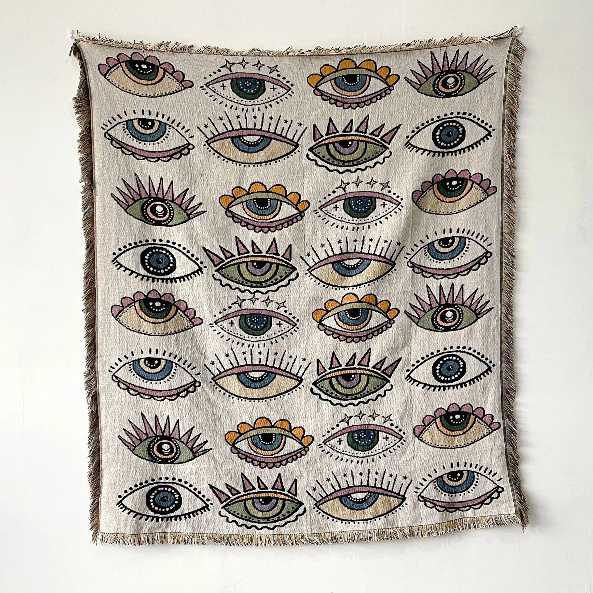 Evil eye throw/blanket