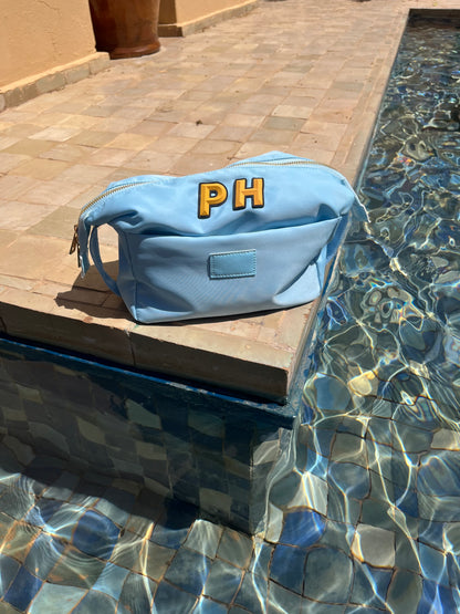 Personalised multi pocket wash bag