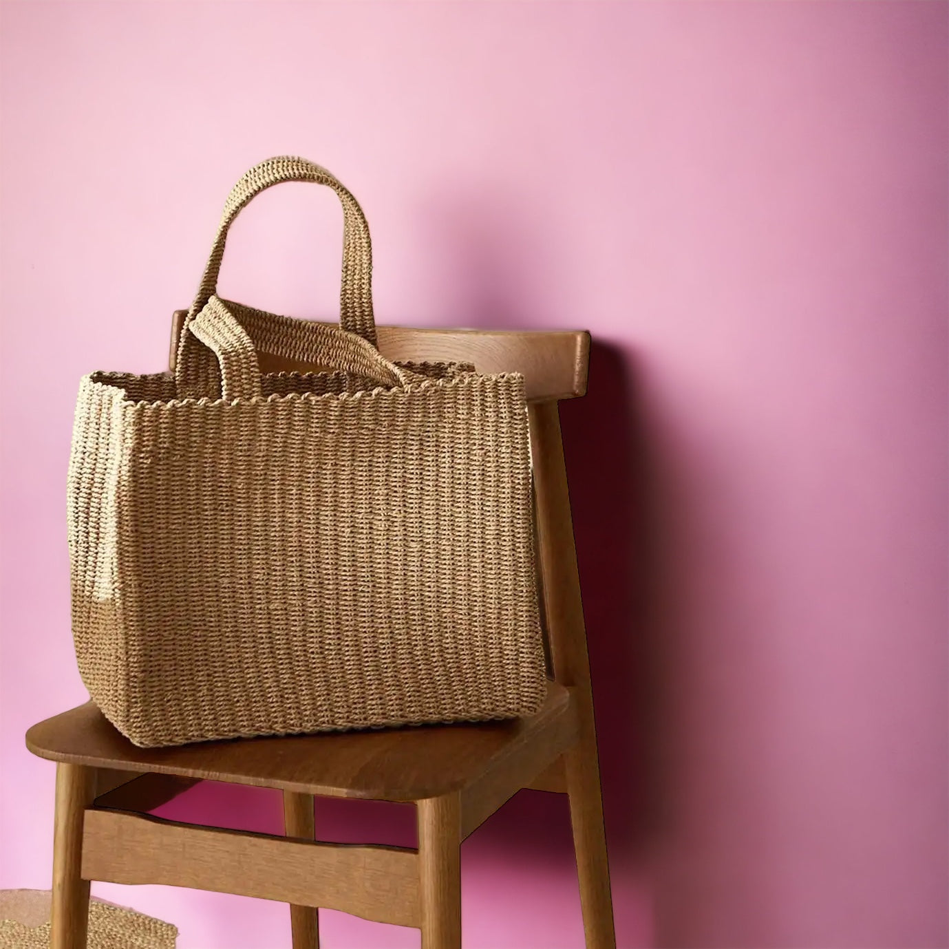 Rattan book bag