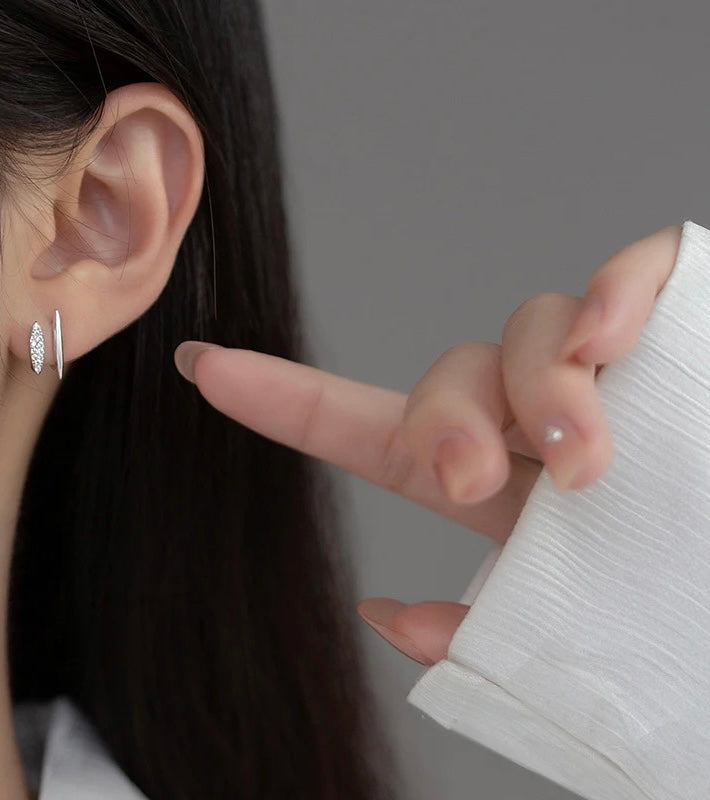 Double hoop earrings