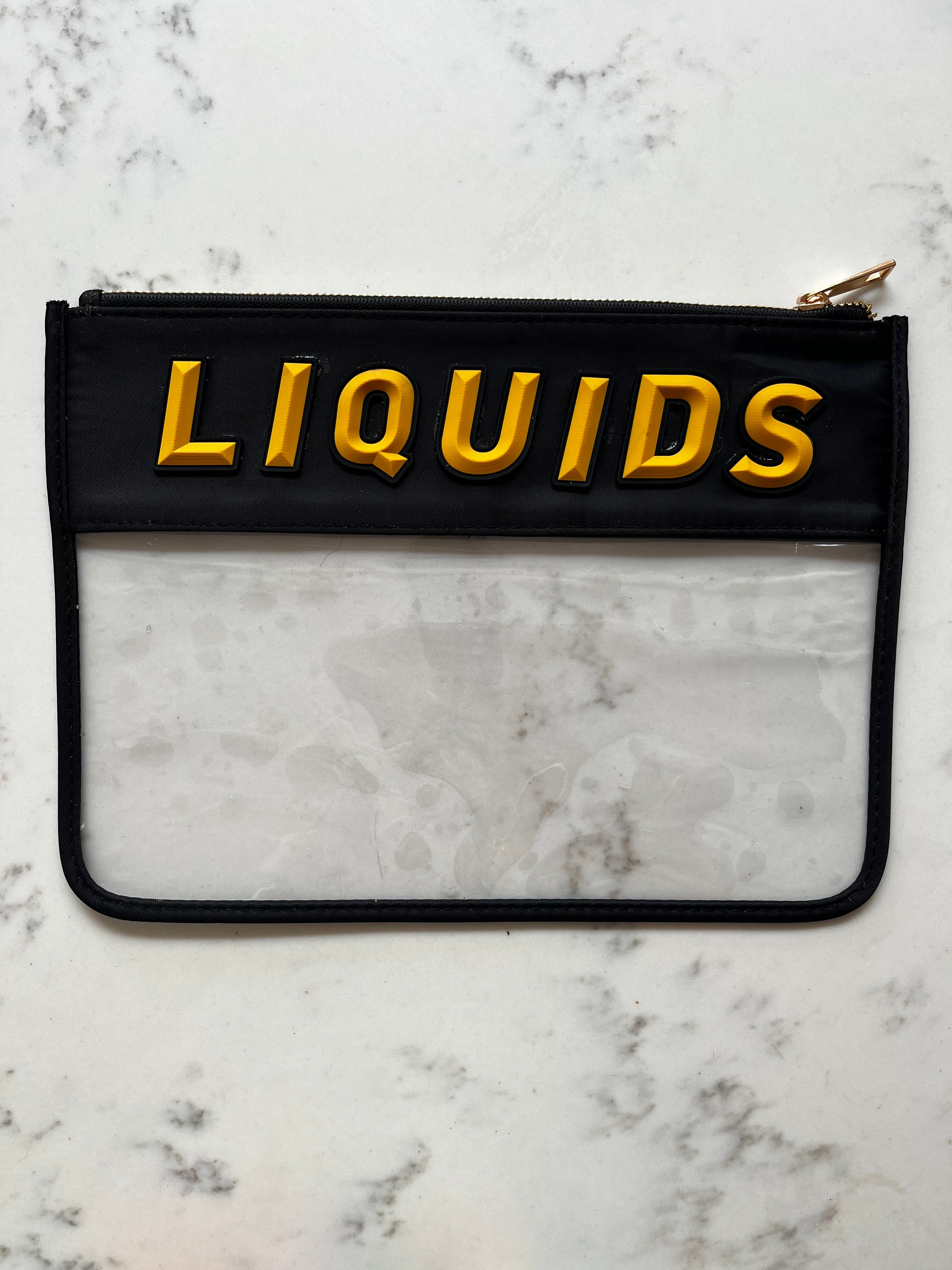 Personalised zip up pouch