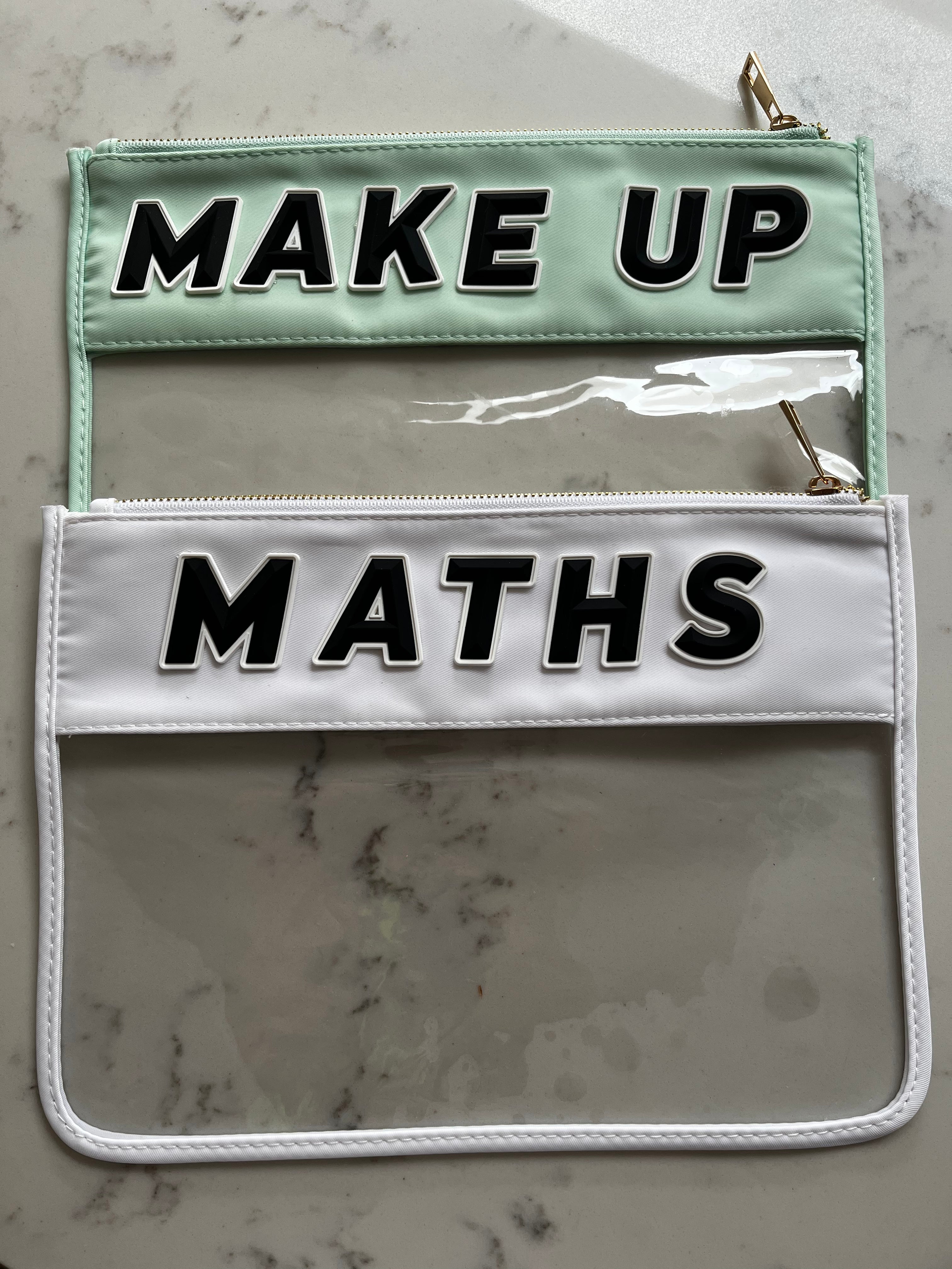 Personalised zip up pouch