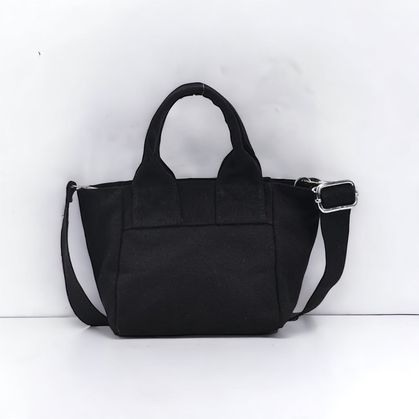Canvas top handle crossbody bags