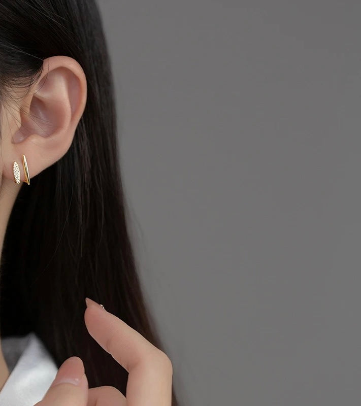 Double hoop earrings