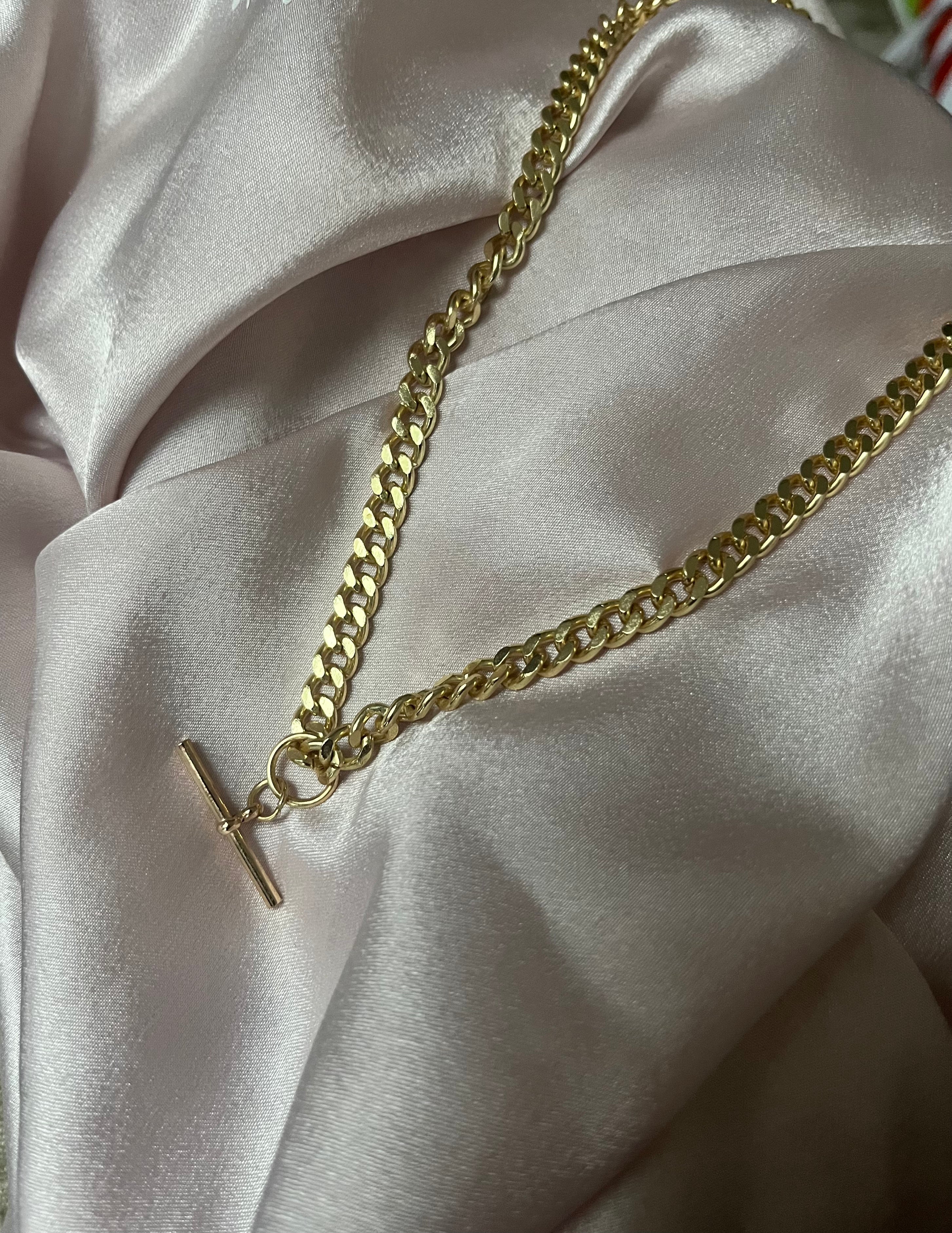 T Bar necklace - chunky
