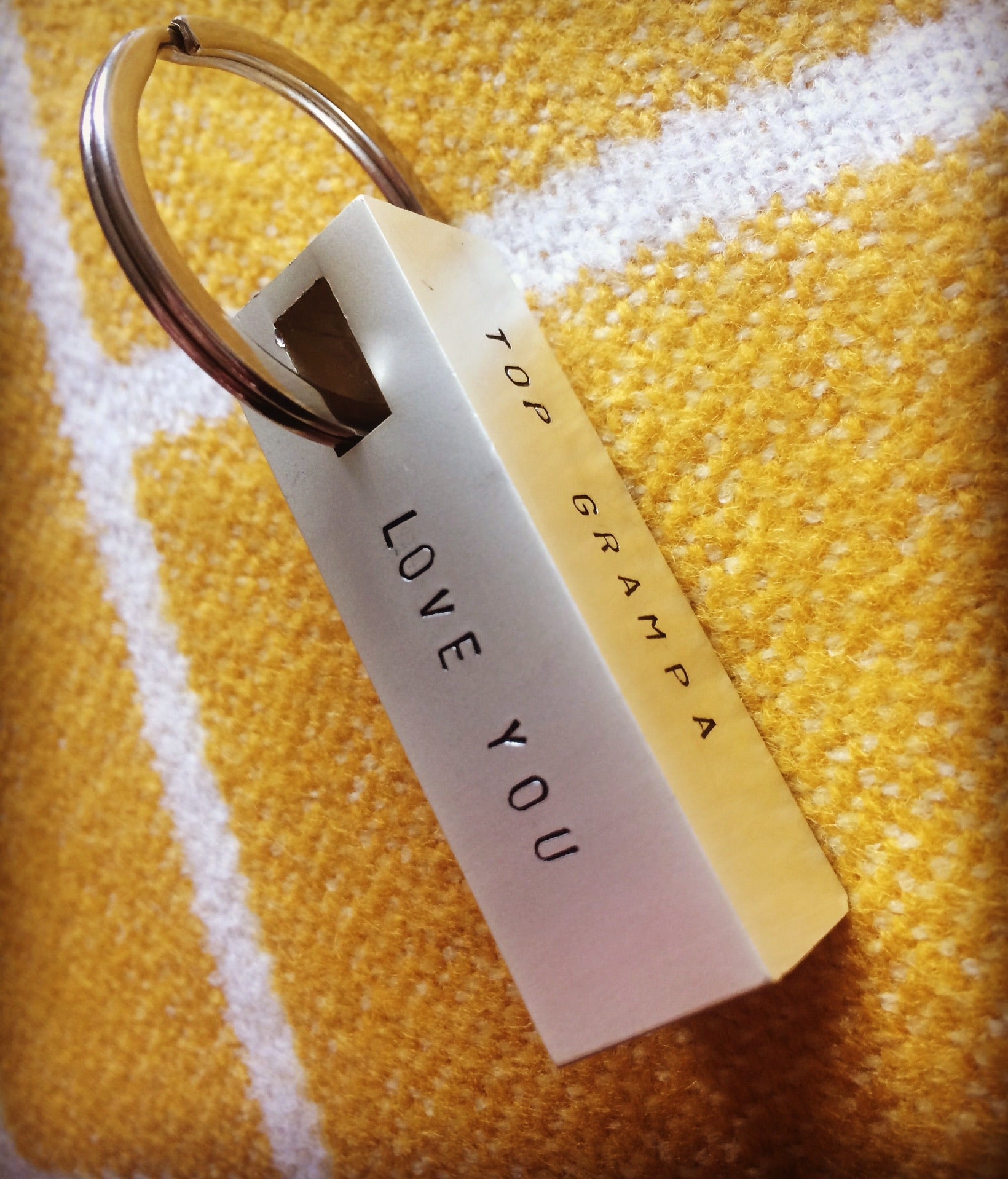 Personalised keyring