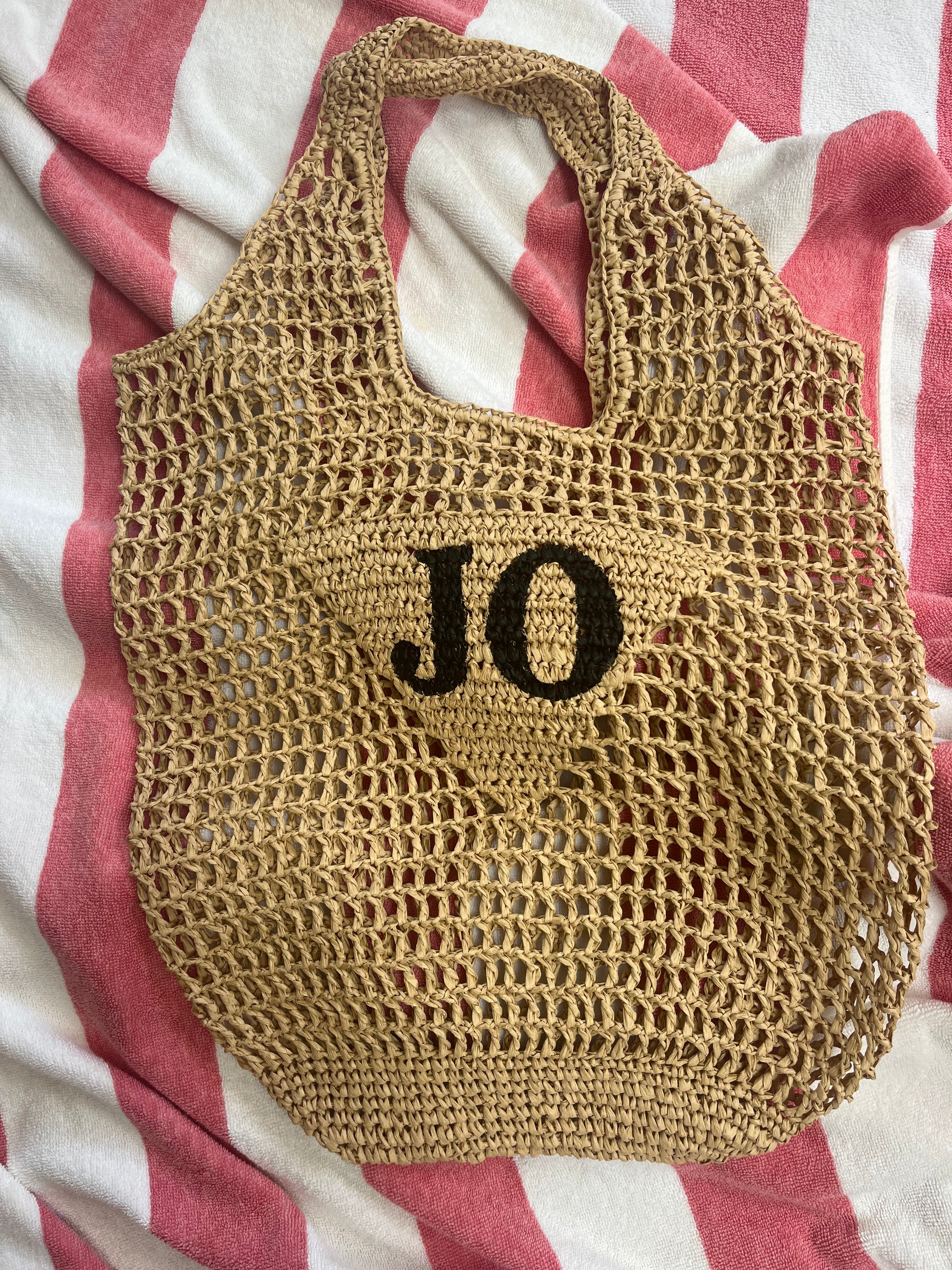 PERSONALISED OPEN BASKET BAG