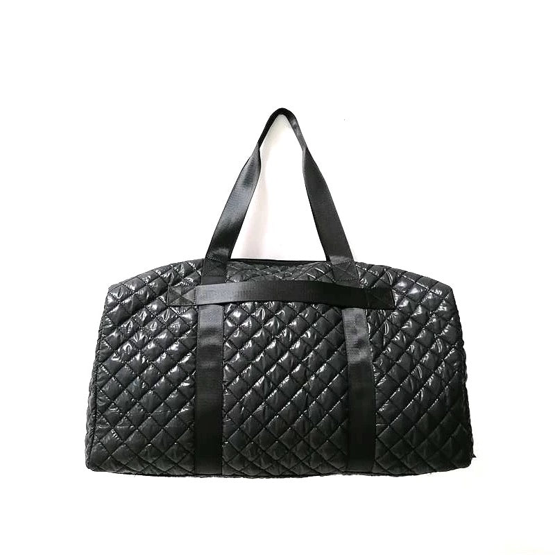 Black puffy holdall