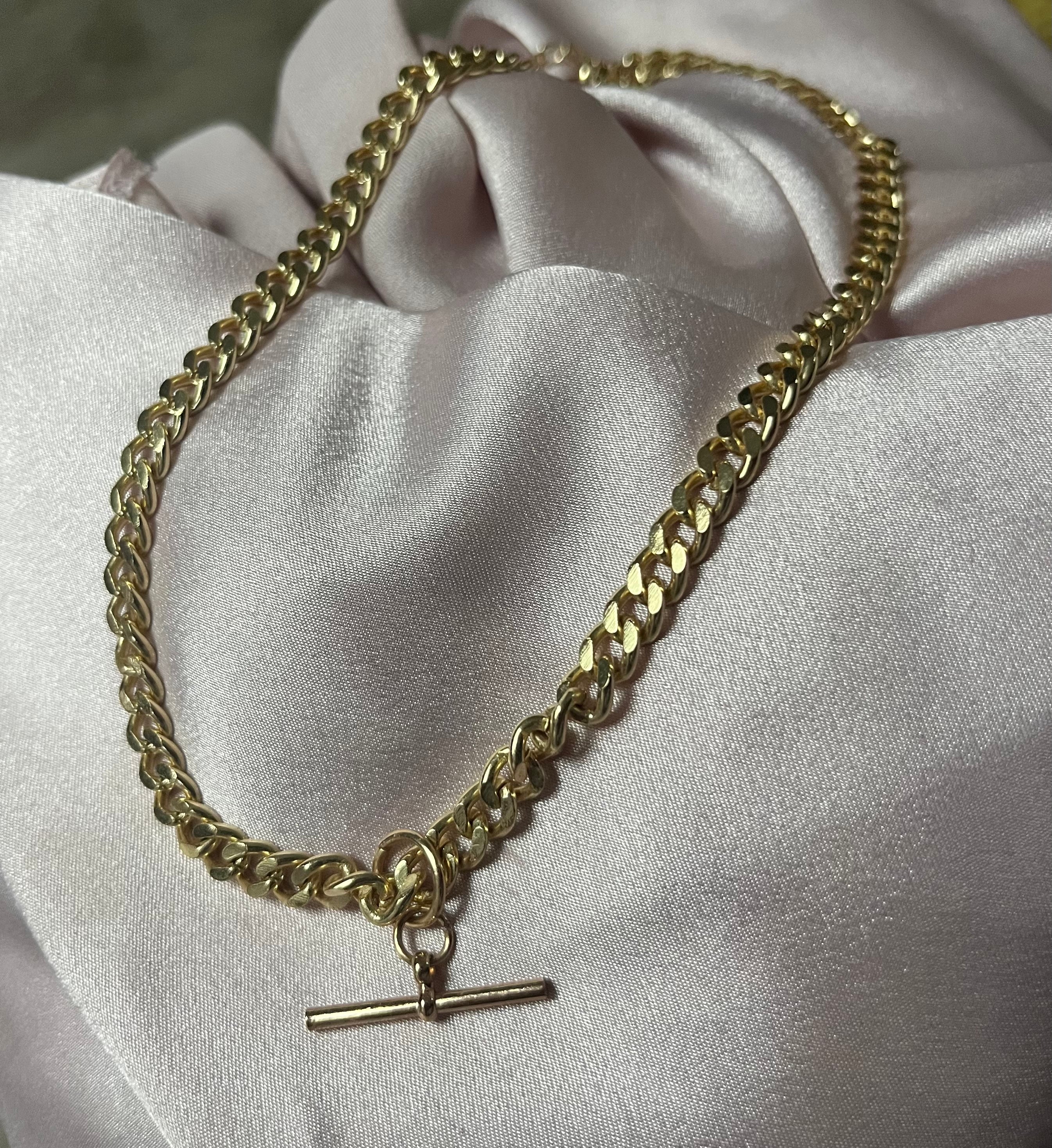 T Bar necklace - chunky