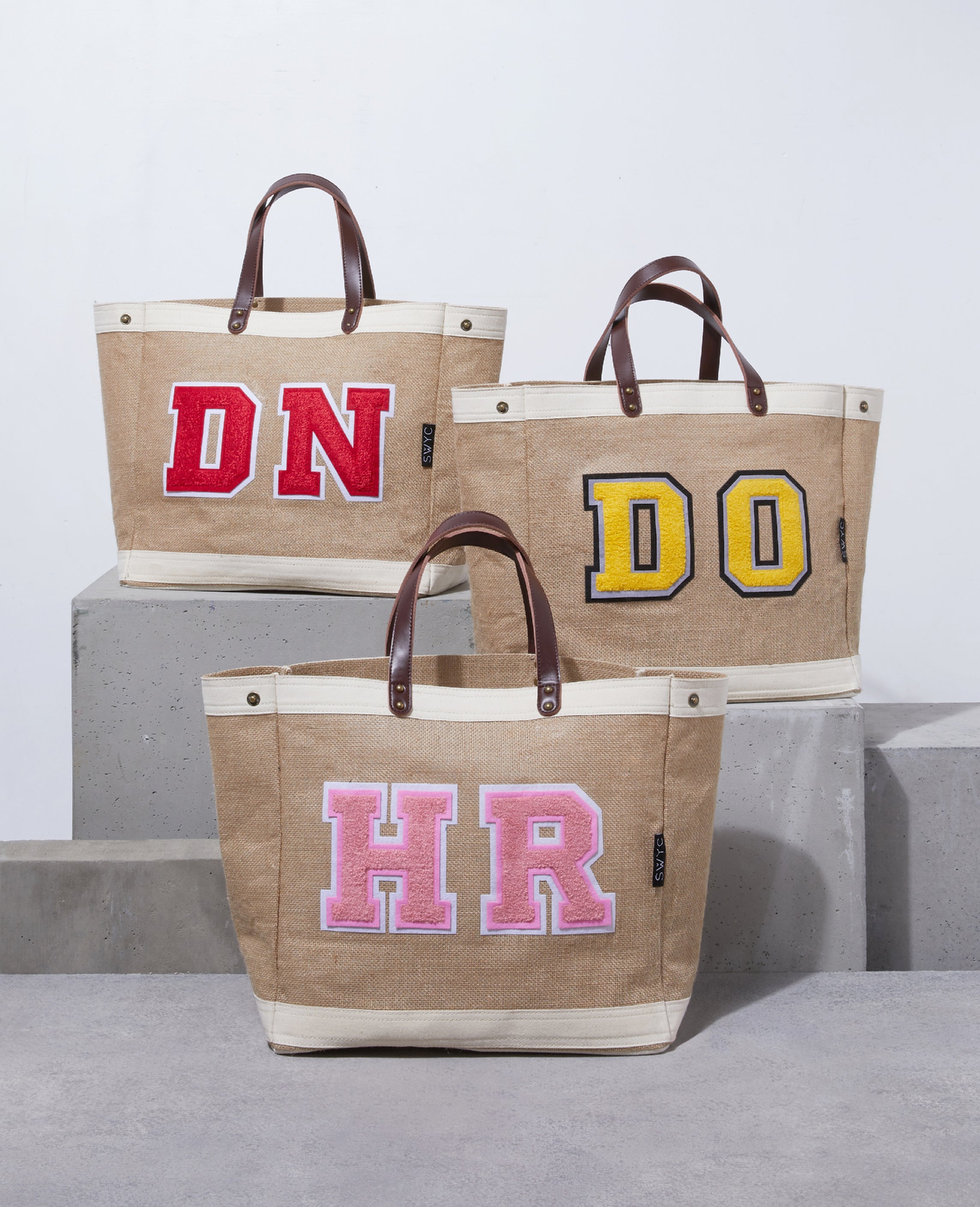 Jute market shopper bag