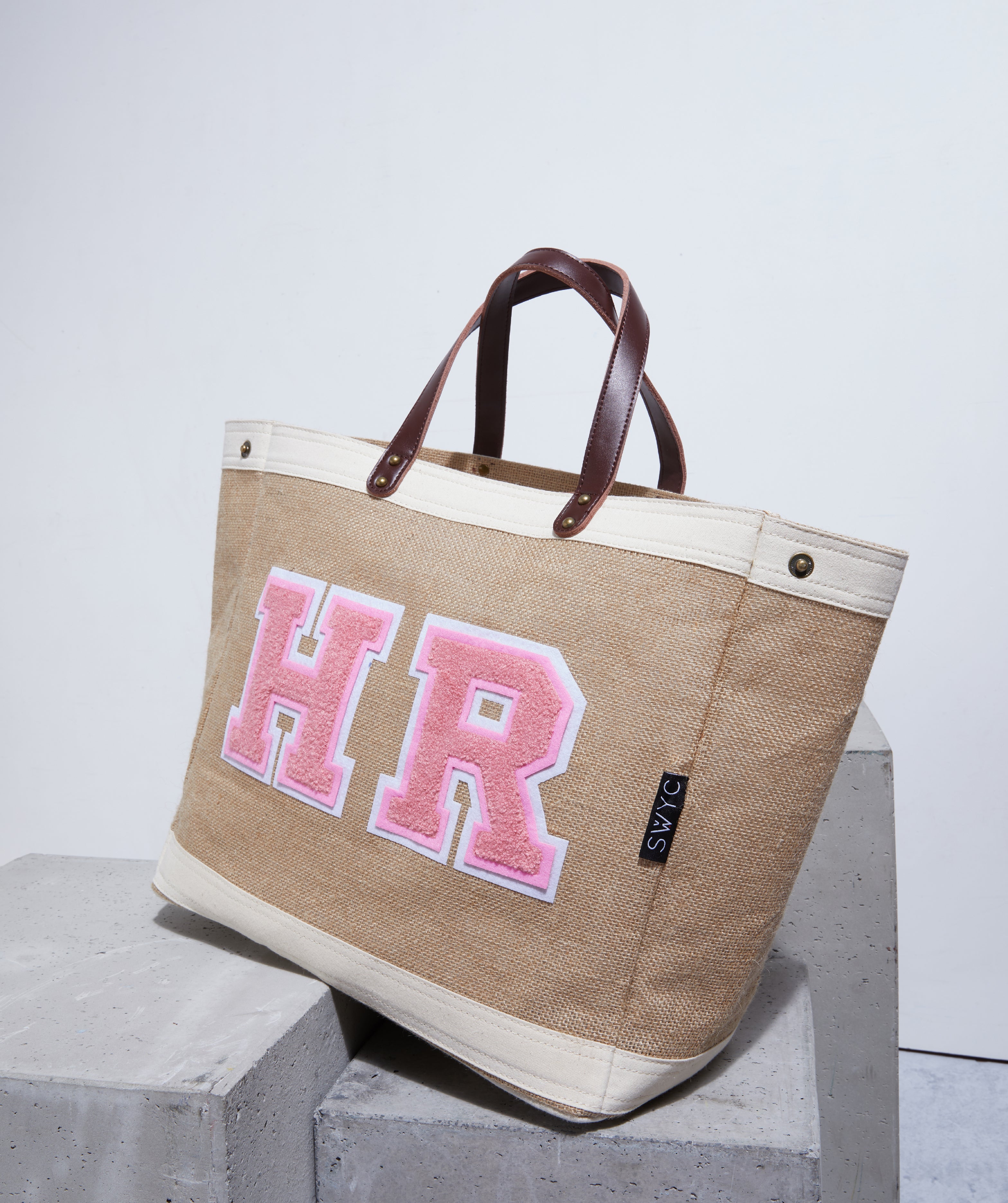 Jute market shopper bag