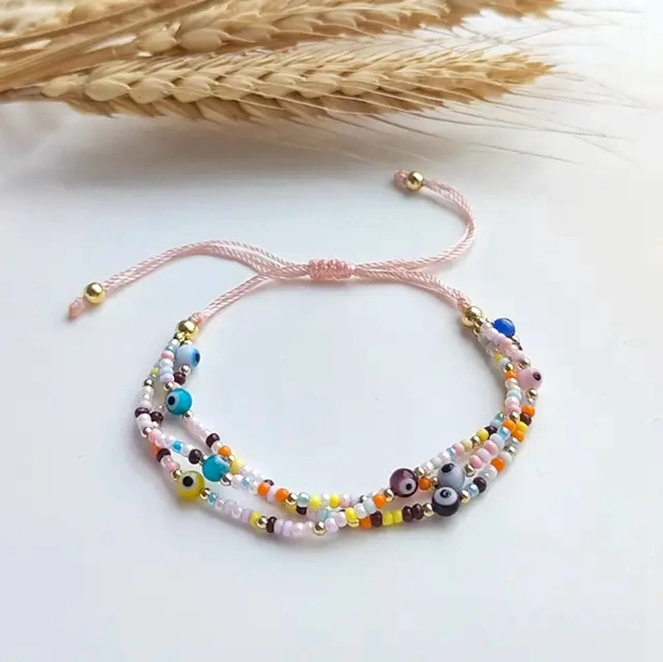 Triple bead bracelet