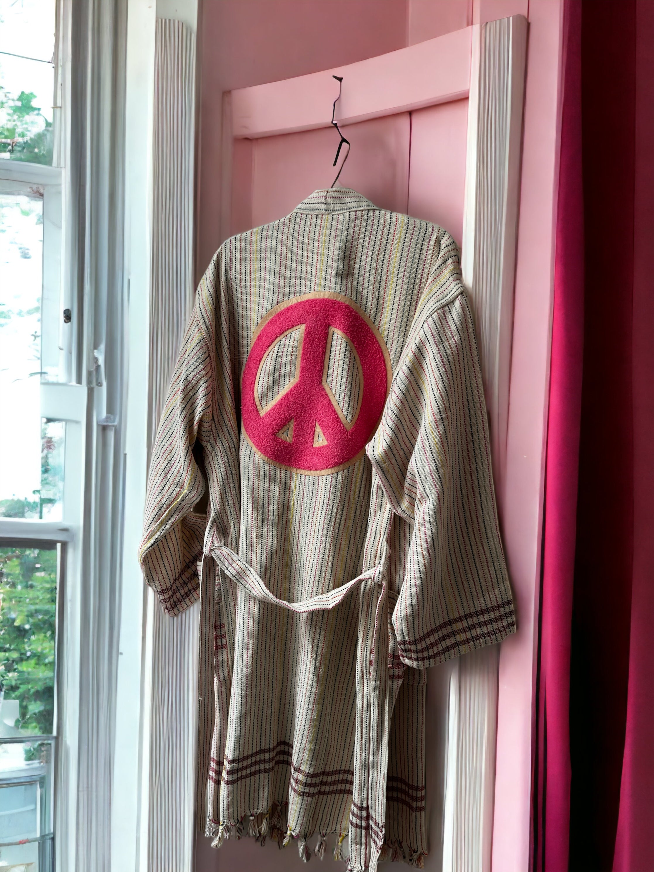 PEACE robe/kimono -PINK