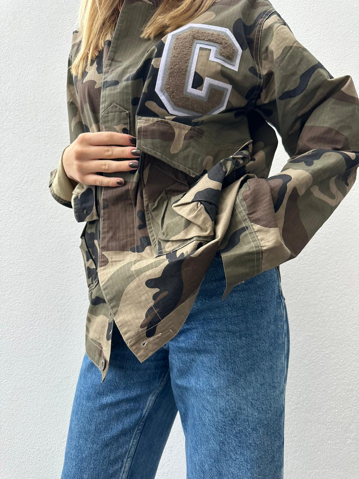 Personalised camo shacket