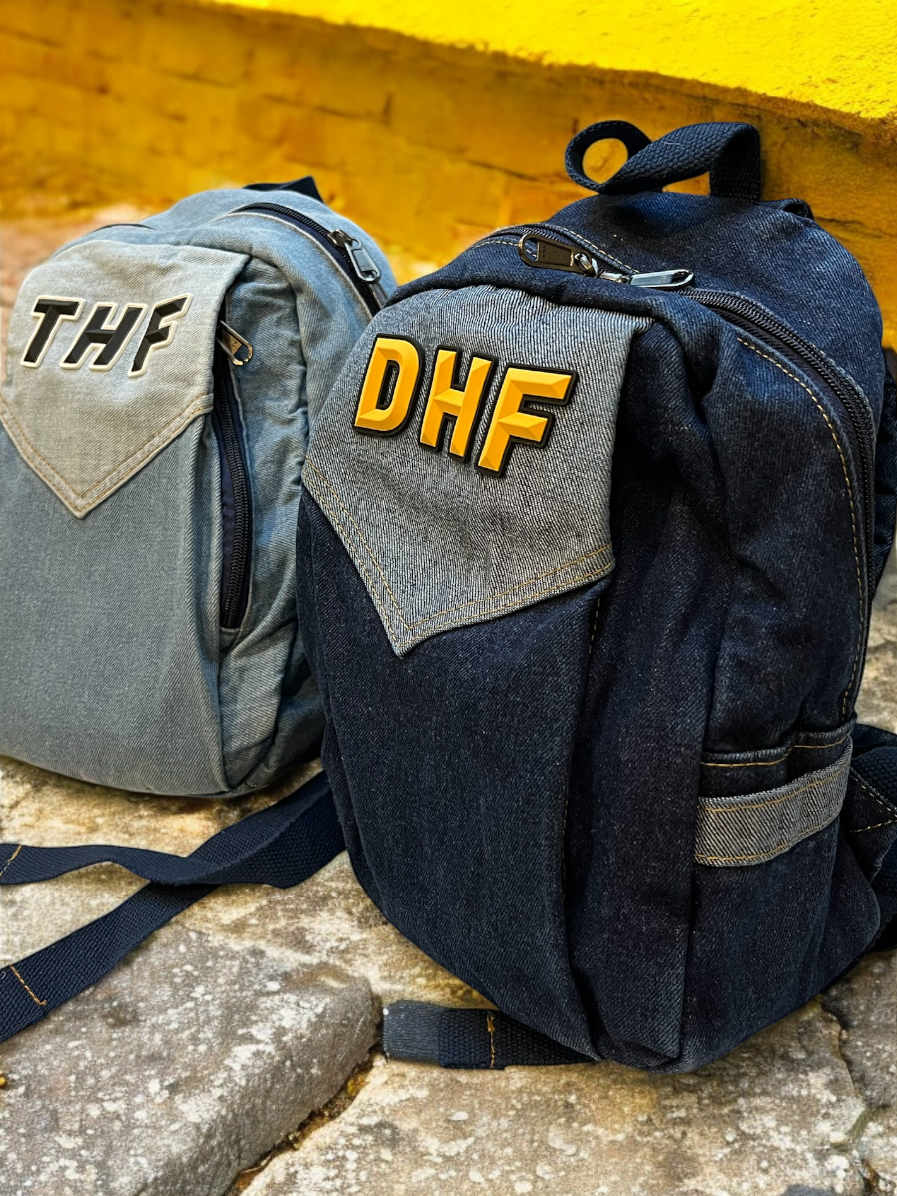 Personalised Children’s Denim Rucksack