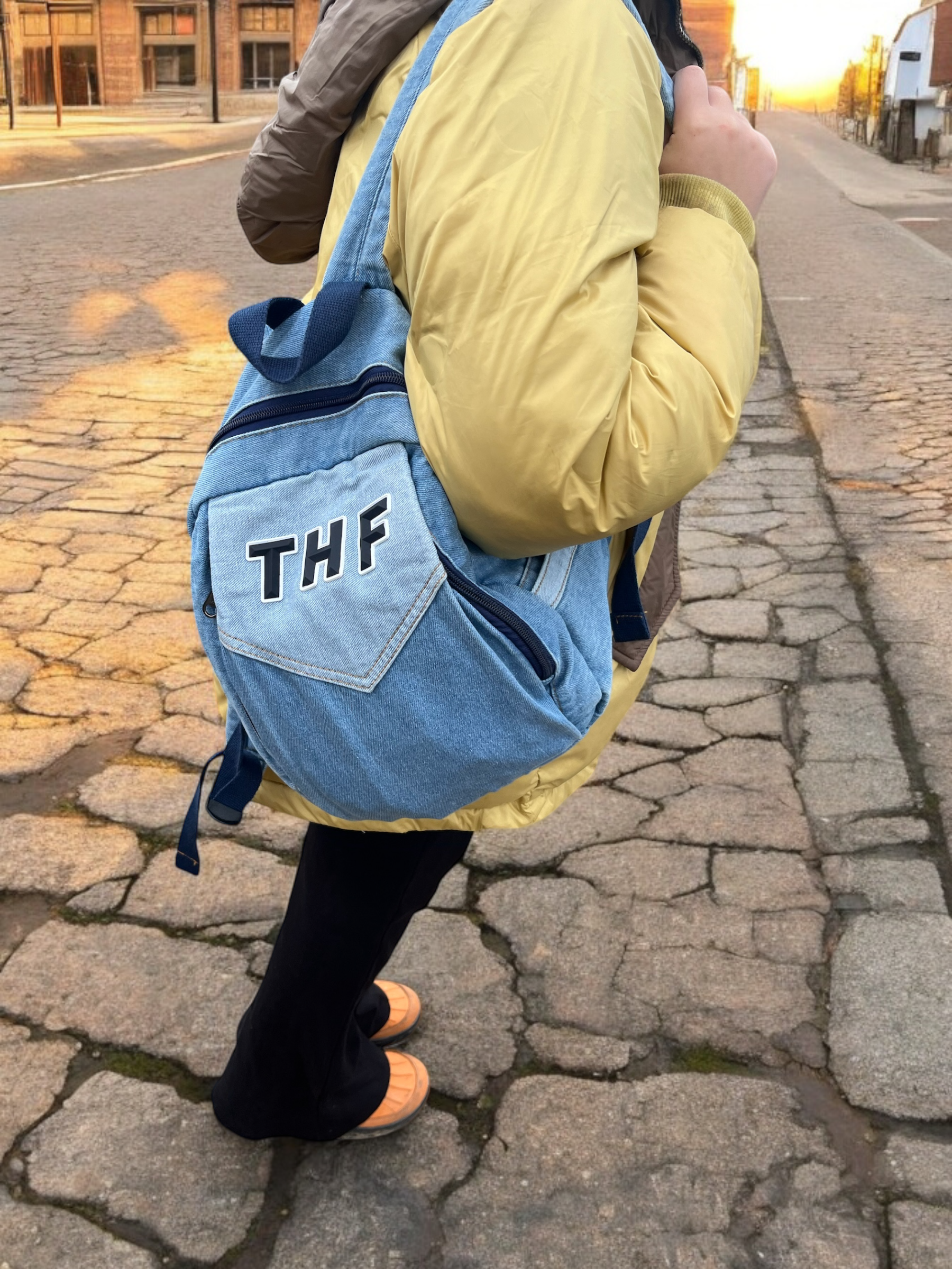 Personalised Children’s Denim Rucksack