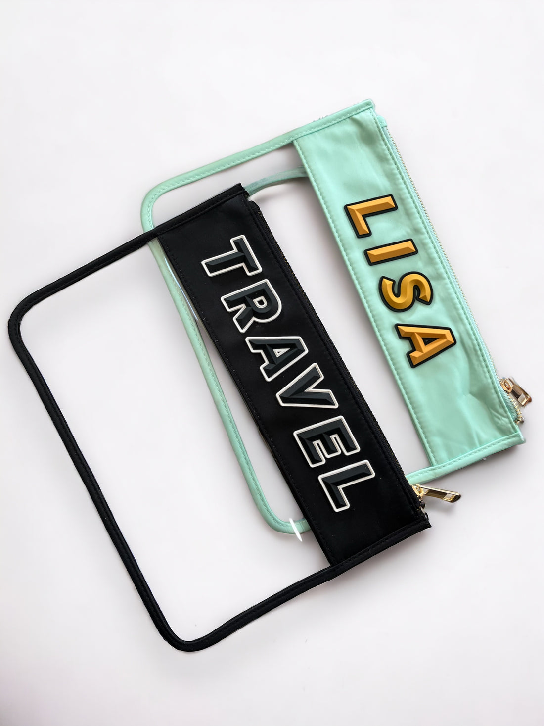 Personalised zip up pouch