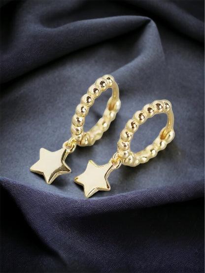 Star huggy earrings