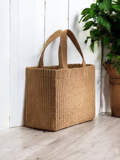 Rattan book bag