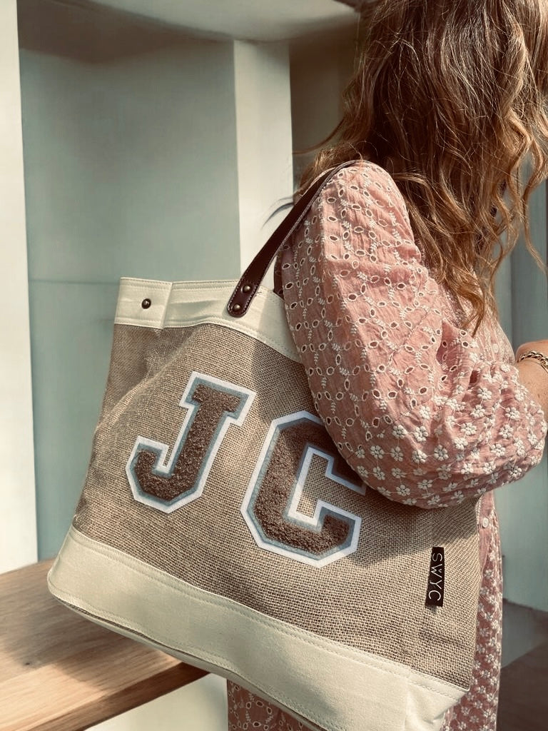 Jute market shopper bag