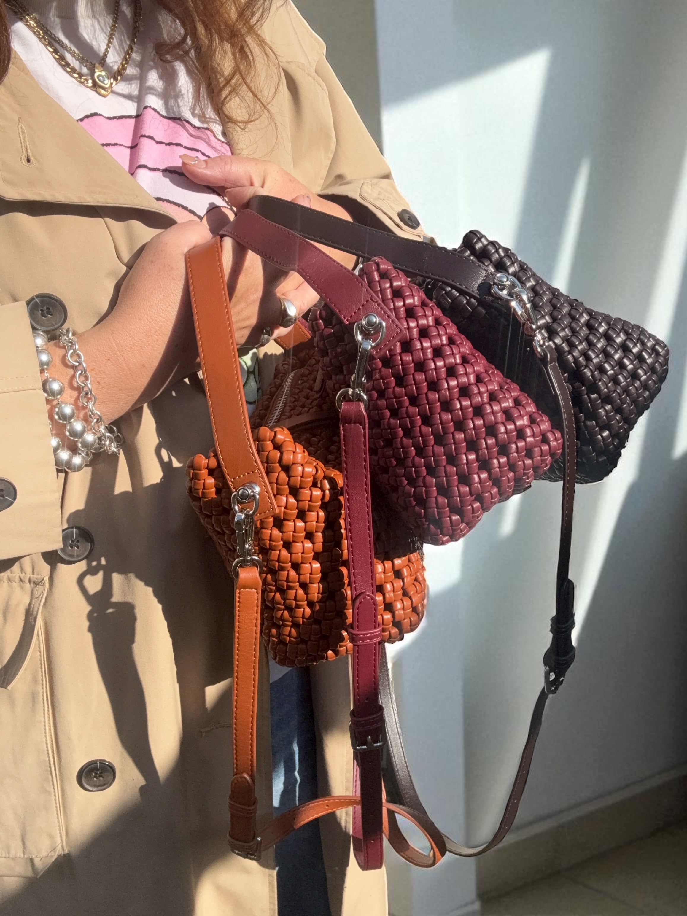 バッグ velour shoulder bag with long stole The 99 shoulder bag in grained leather Black - Chloé