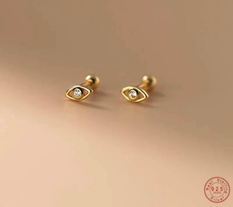 Simple gold earrings for on sale girls