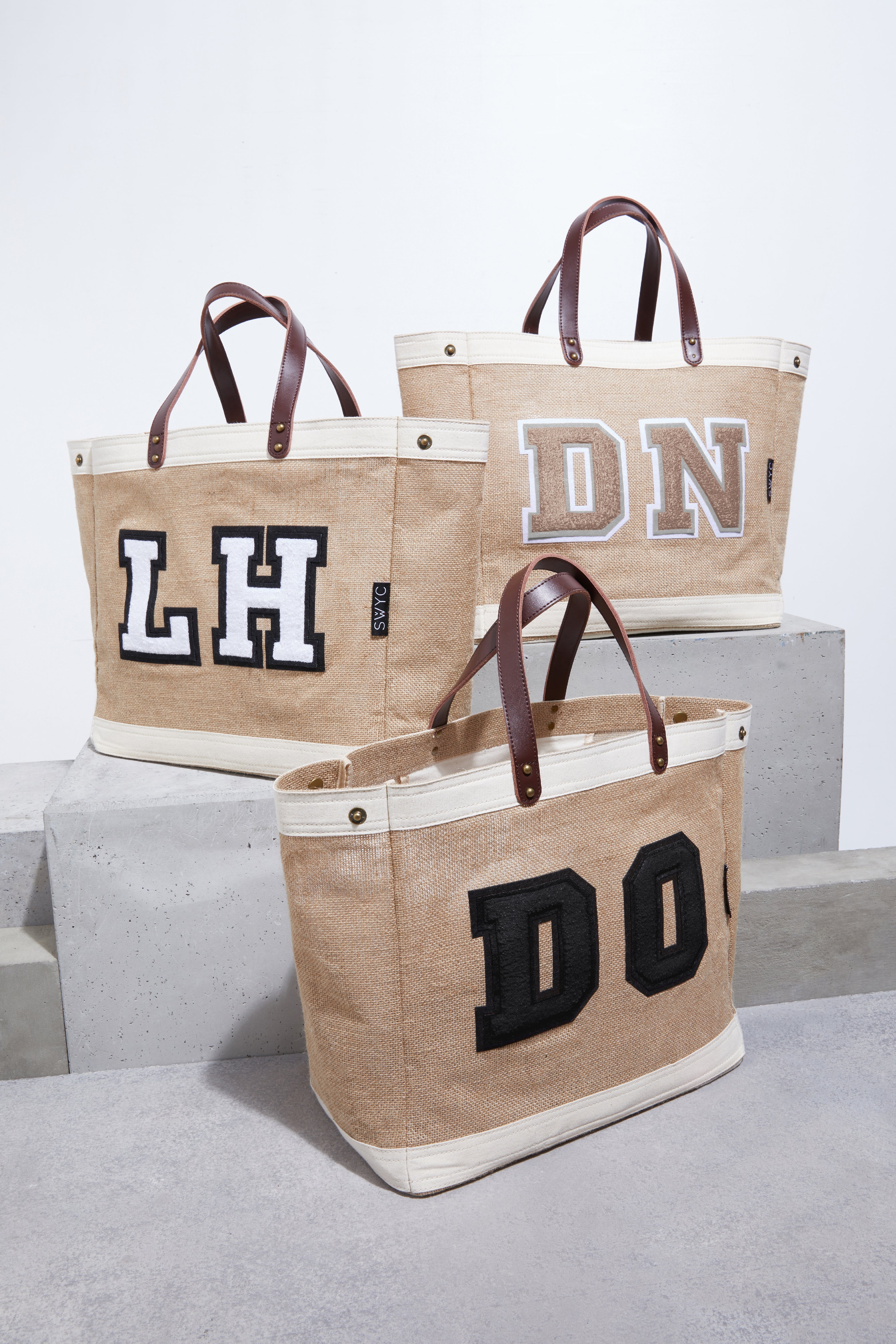 Jute market shopper bag SWYC